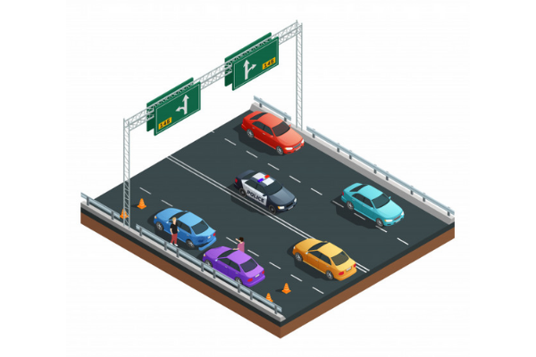 Highway illustration